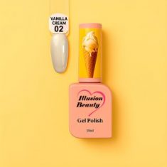 Esmalte semipermanente Vanilla Cream 02 illusion beauty – 10ml