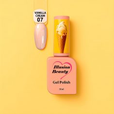 Esmalte semipermanente Vanilla Cream 07 illusion beauty – 10ml