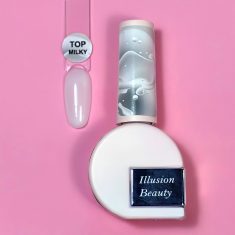 Finalizador Top Coat MILKY illusion beauty Nails Pro – 10ml lechoso sin capa pegajosa