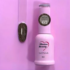 Esmalte Semipermanente Mocha Disco 07 – Illusion Beauty | 8 ml