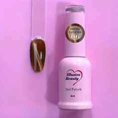 Esmalte Semipermanente Mocha Cat Eyes 06 – Illusion Beauty | 8 ml