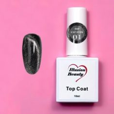 Top CAT EYES 01 – Illusion Beauty – 10ml Finalizador sin capa pegajosa