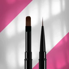 Pincel de doble cara EXPERT pincel liner 10 mm / para gel 11 mm Staleks Pro SKU: NBE-03/06