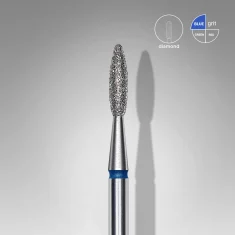 Fresa manicura Punta Diamante, Llama 2,1mm Staleks #27