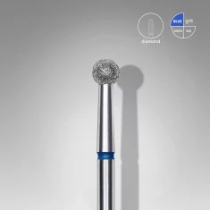 Fresa manicura de diamante, «bola» 3.5 mm Staleks Pro #45 SKU: FA01B035