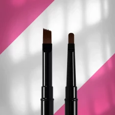 Pincel de doble cara EXPERT para gel 7 mm / para gel biselado 9 mm Staleks Pro SKU: NBE-04/09