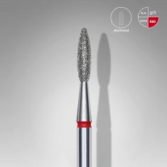 Fresa manicura de diamante, «llama» 2.1mm Staleks #44 SKU: FA10R021/8