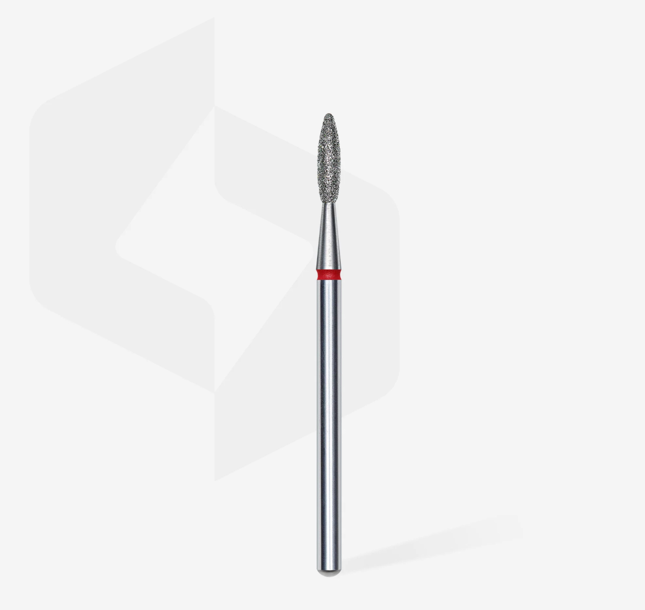 Fresa manicura de diamante, «llama» 2.1mm Staleks #44 SKU: FA10R021/8 - Imagen 2