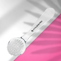 Cepillo de manicura EXPERT 01 para eliminar el polvo (con capuchón) Staleks DBE-01