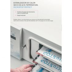Esterilizador de calor seco a alta temperatura, horno Microstop Protect (de 9 a 11 bolsas)