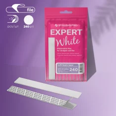 Recambios Desechables Blancas Para Uñas Rectas (Base Suave) EXPERT 20 (30 Uds.) Staleks DFE-20-240W