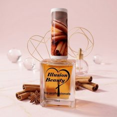 Aceite para cutícula con aroma a canela illusion beauty – 15ml