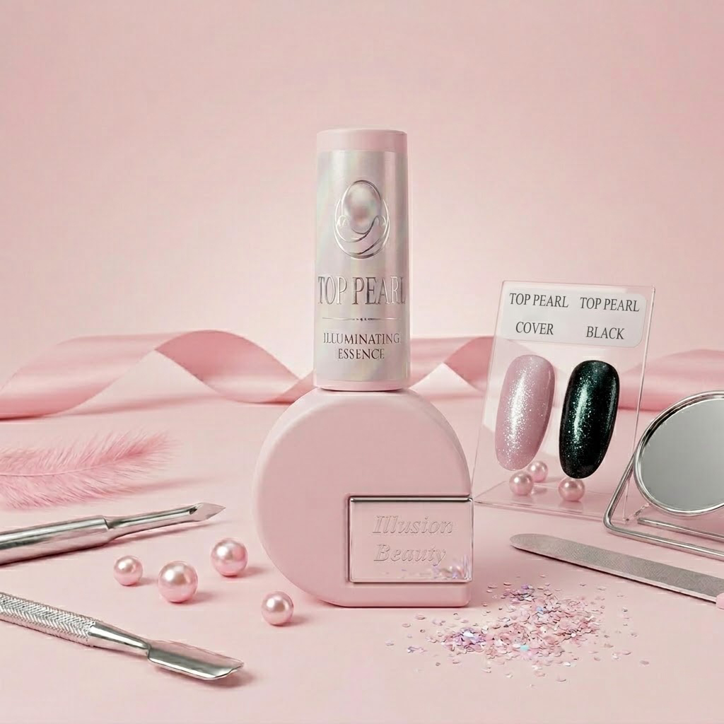 Finalizador Top PEARL illusion beauty – 10ml sin capa pegajosa