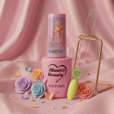 Esmalte Semipermanente Pastel Sweet 07 illusion beauty – Amarillo Pastel (7ml)