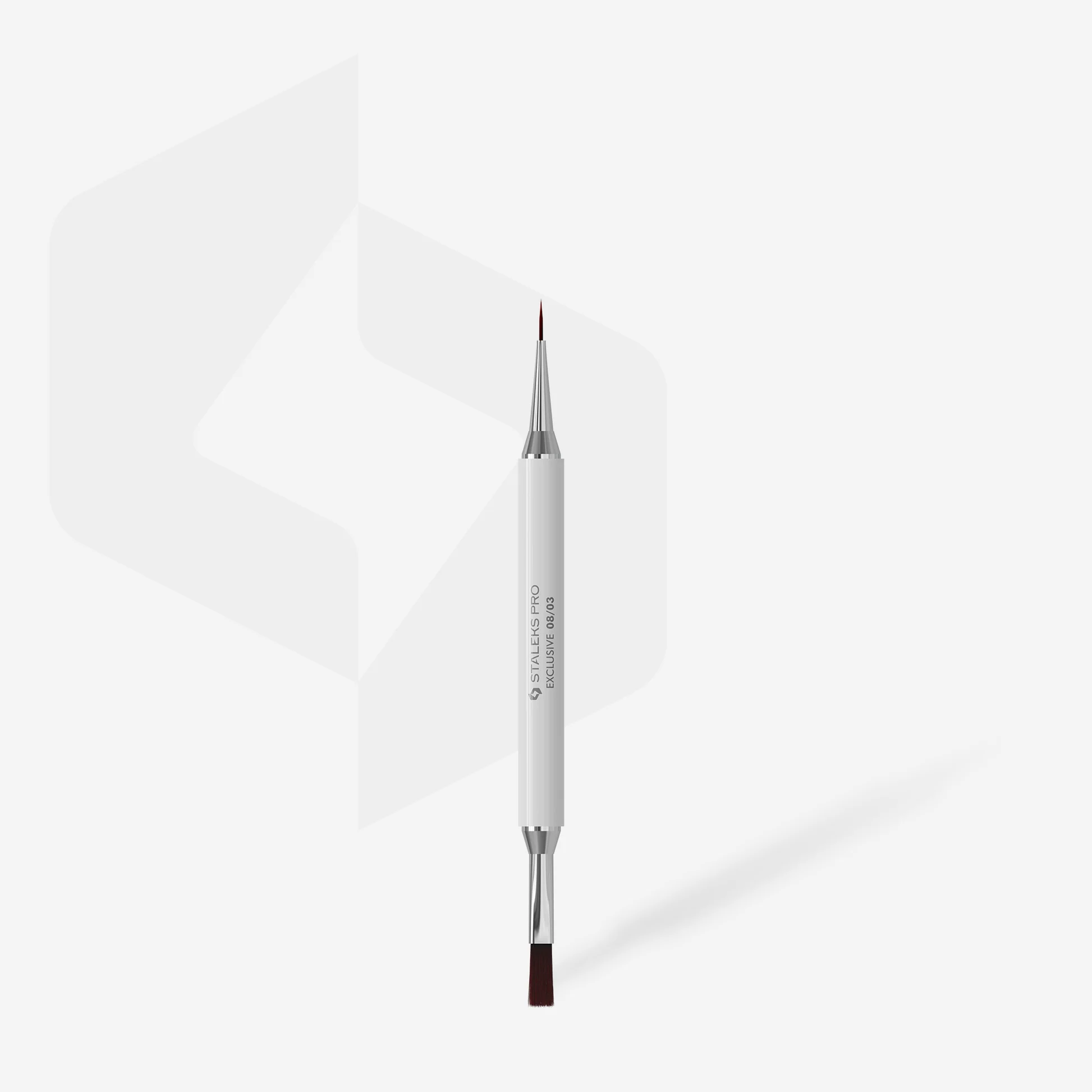 STALEKS EXCLUSIVE 08/03 Pincel de doble cara para gel 10 mm / liner 10 mm SKU: NBX-08/03 - Imagen 3