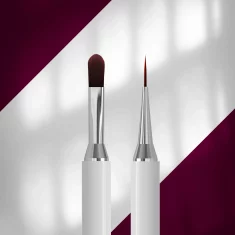 STALEKS EXCLUSIVE 06/11 Pincel de doble cara para gel 11 mm / liner 12 mm SKU: NBX-06/11