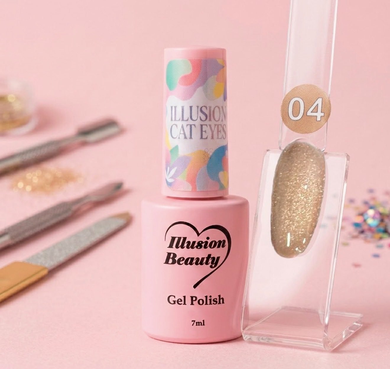 Illusion Cat Eyes 04 – Illusion Beauty (7ml) esmalte semipermanente magnético