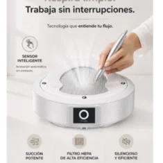 ASPIRADOR PROFESIONAL ONAIL SIN PANTALLA, ASPIRADOR DE SOBREMESA PARA MANICURA.